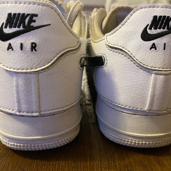 Nike Air Force 1/1 White Men's 8.5 Women's 10 Velcro Interchangeable - Picture 5 of 6